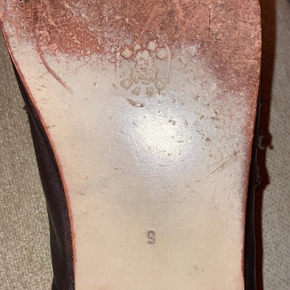 ANTHROPOLOGIE Womens Hand Made Slip On Slides Floral Embellished Size 9 - Picture 11 of 11